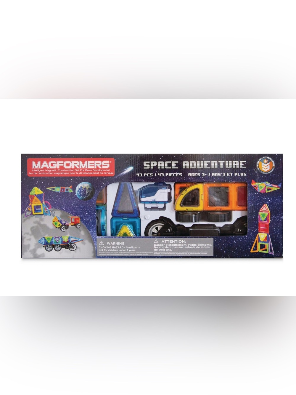 Magformers Space Adventure Set, 43-pc